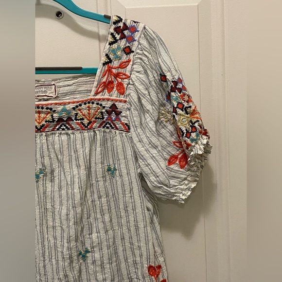 Johnny Was Workshop Peasant Top - Picture 4 of 14